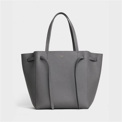 celine phantom black leather|CELINE Soft Grained Calfskin Small Belt Cabas .